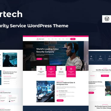 Security Cyber WordPress Themes 227698