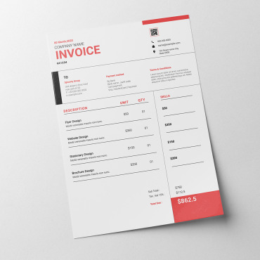 Template Bill Corporate Identity 227709