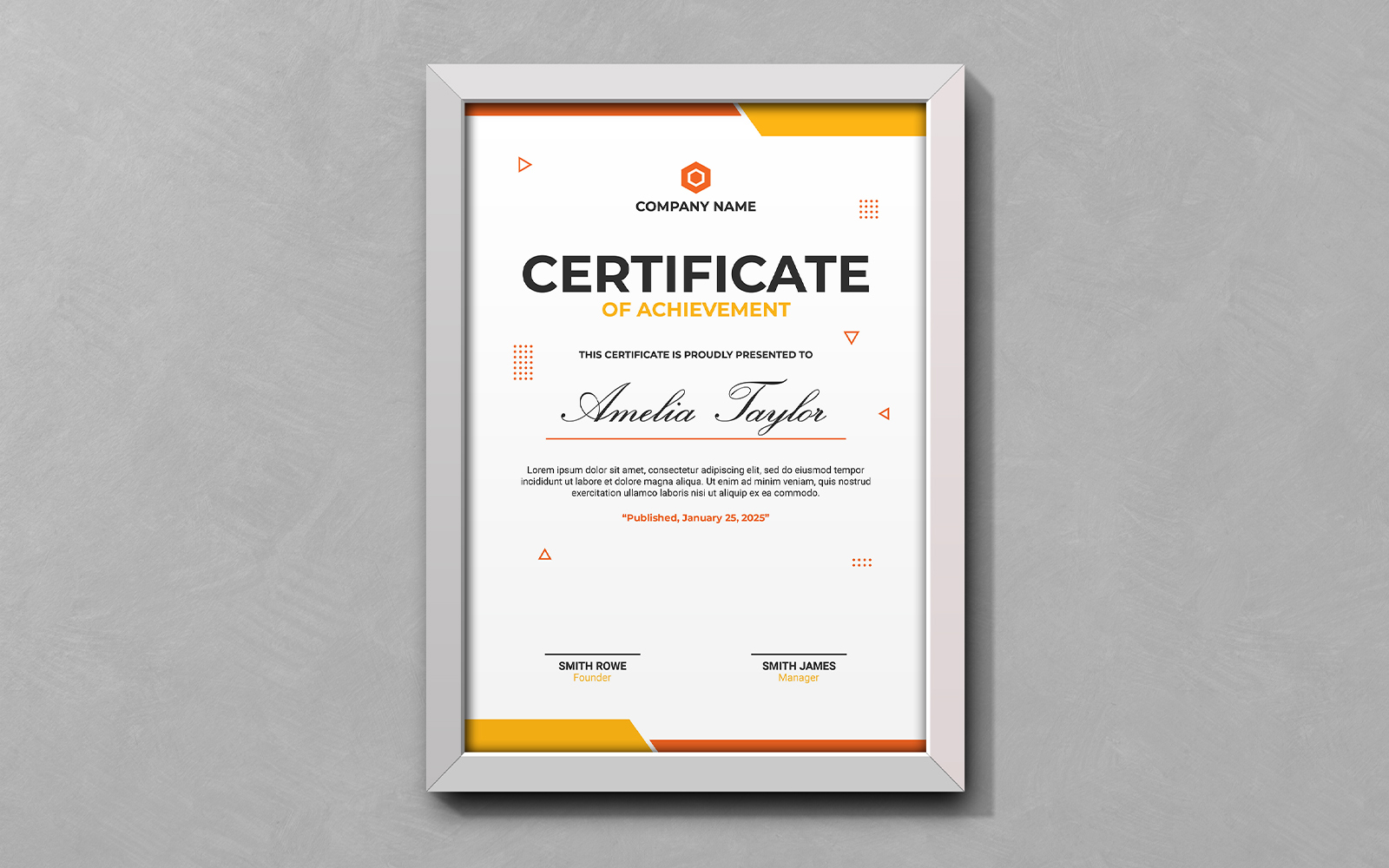 Certificate Of Achievement Templates