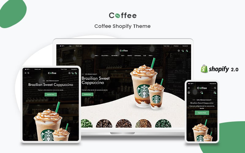 Prestashop Theme Arabica - Coffee and Tea, Equipment for Making Drinks