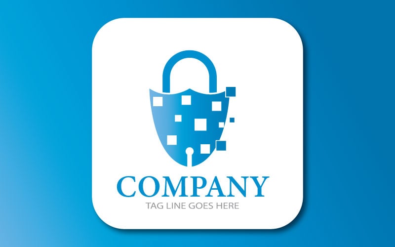 Digital Security Logo For Businesses and Companies