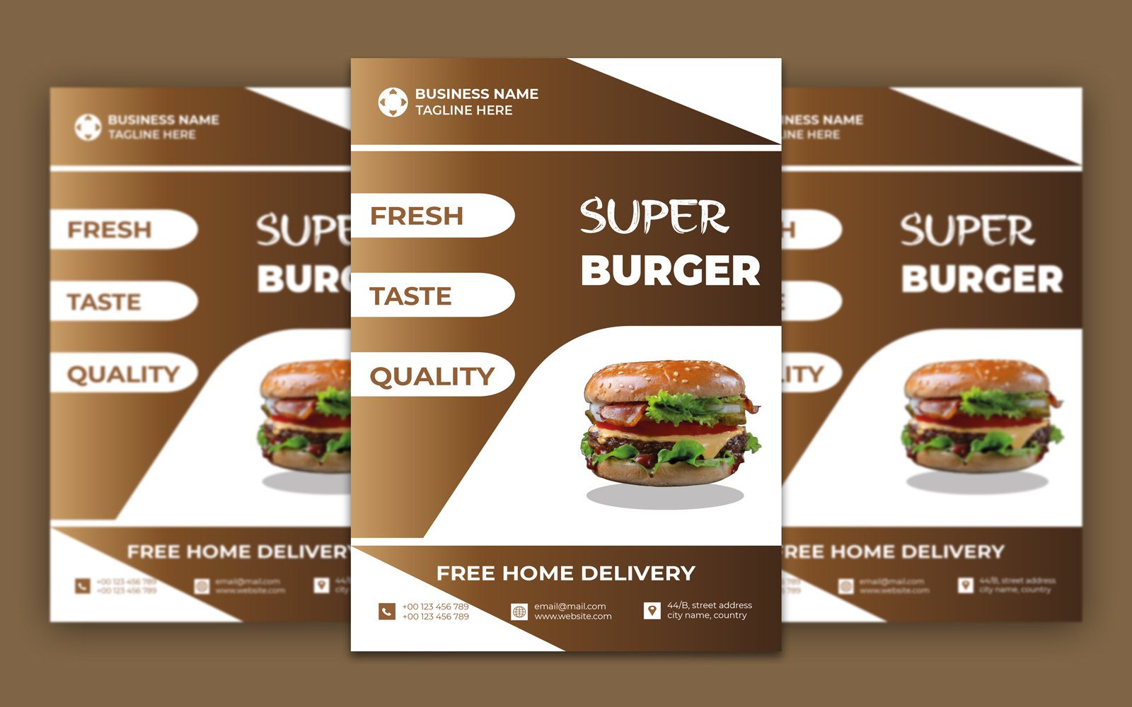 Super Burger Flyer Template