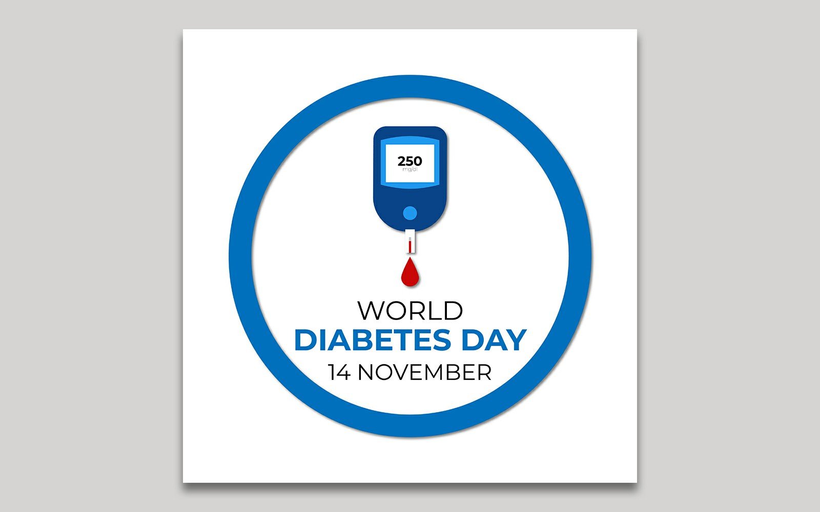 World Diabetes Day Flat Design
