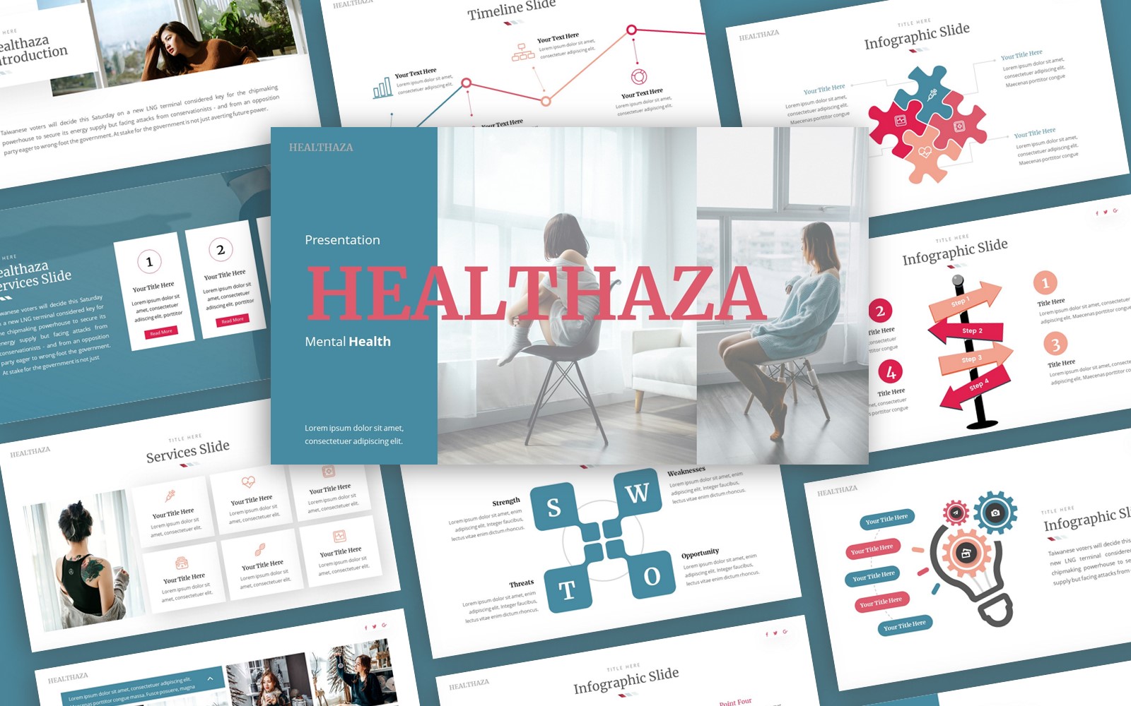 Healthaza - Fashion Multipurpose PowerPoint Template