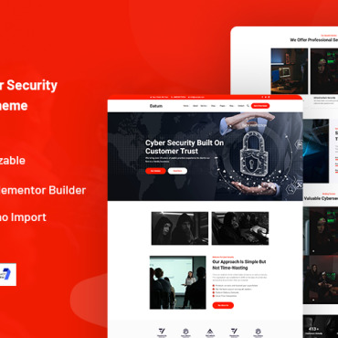 Security Cyber WordPress Themes 228337