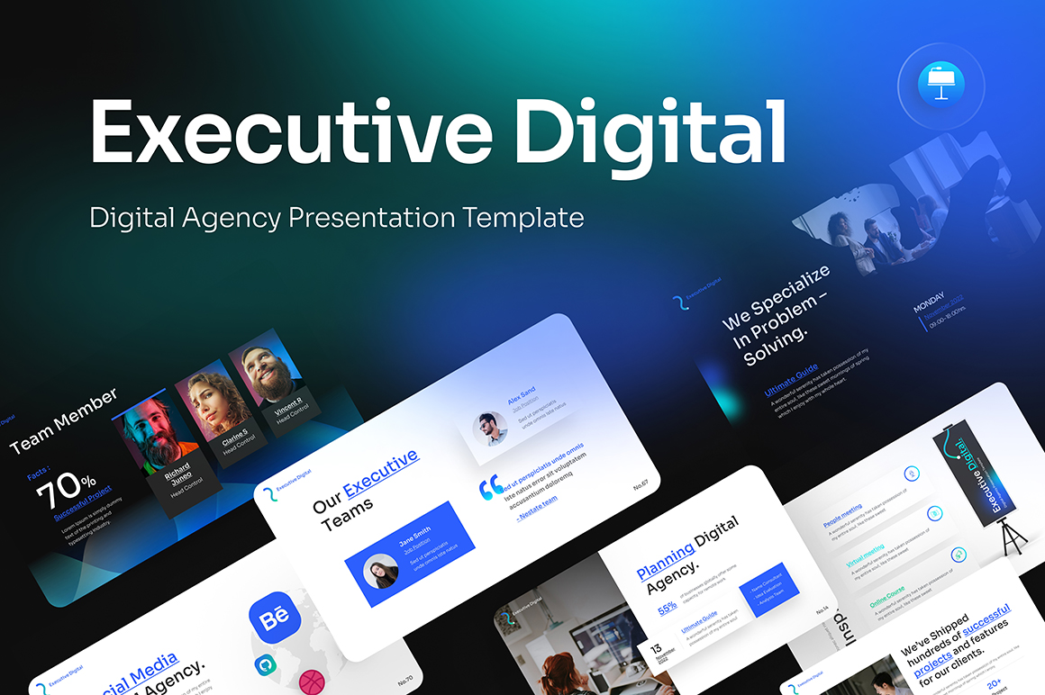 Executive Digital Modern Multipurpose Keynote Template