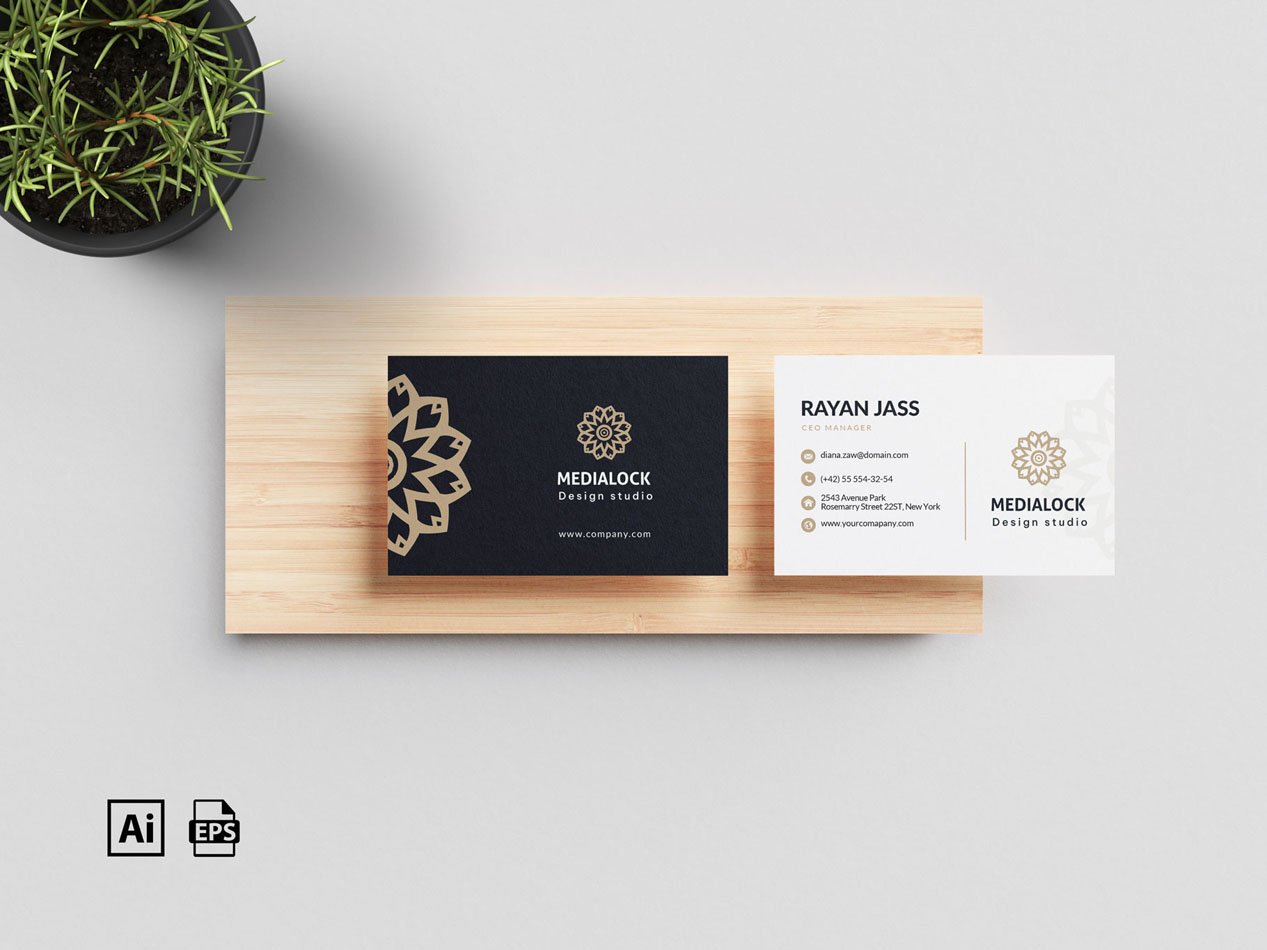 Business Card Template 019