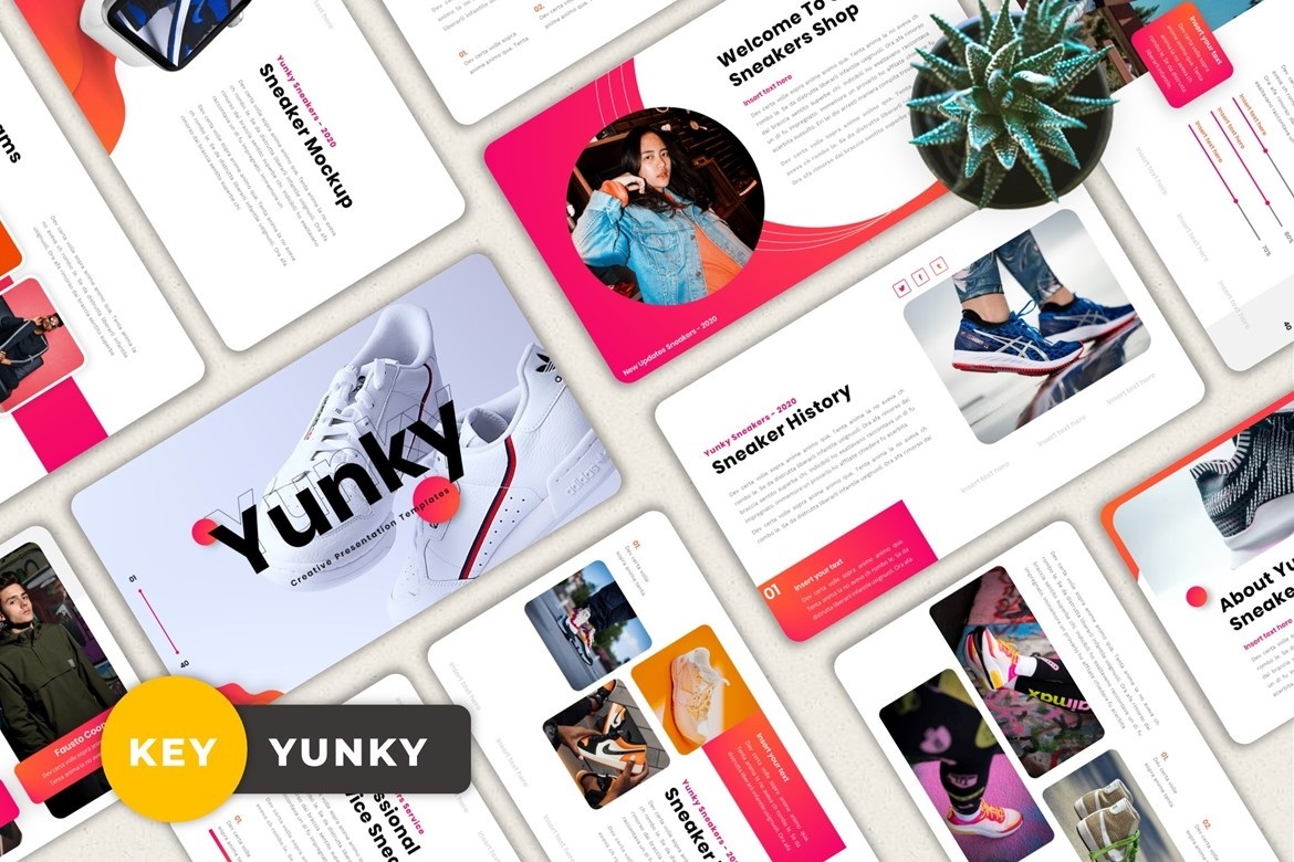 Yunky - Creative Fashion Keynote