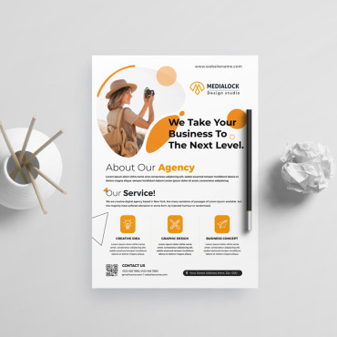 Abstract Flyer Corporate Identity 228511