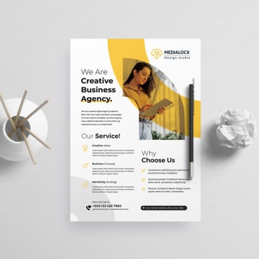 Abstract Flyer Corporate Identity 228512