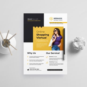 Abstract Flyer Corporate Identity 228513