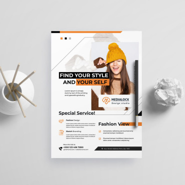 Abstract Flyer Corporate Identity 228514