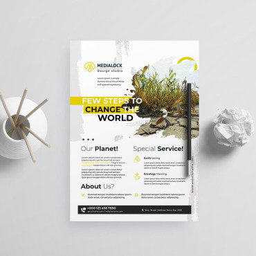 Abstract Flyer Corporate Identity 228515