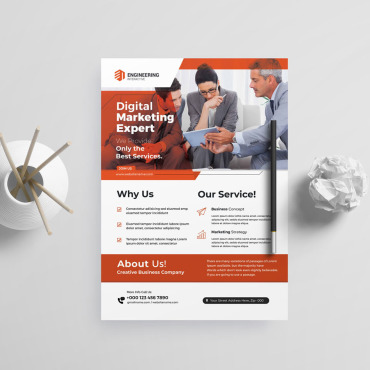 Abstract Flyer Corporate Identity 228517