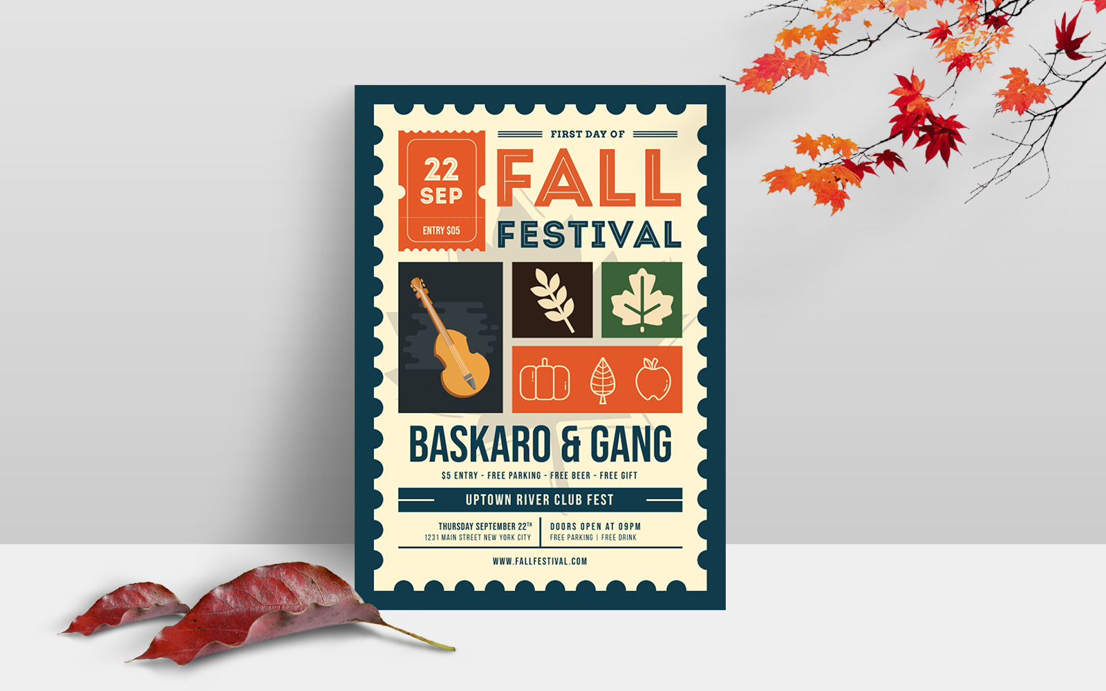 Creative Autumn Flyer Template