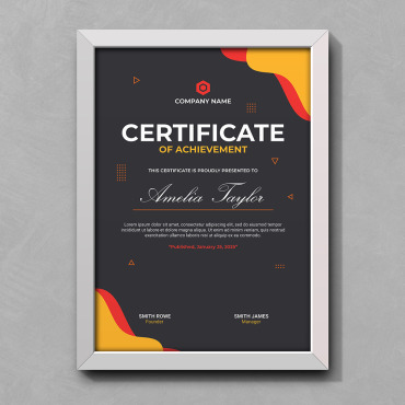 Achievement Award Corporate Identity 228593