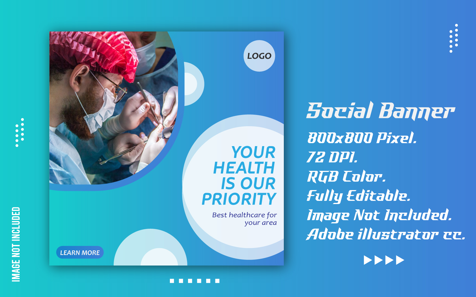 Social Media Post ads banner template