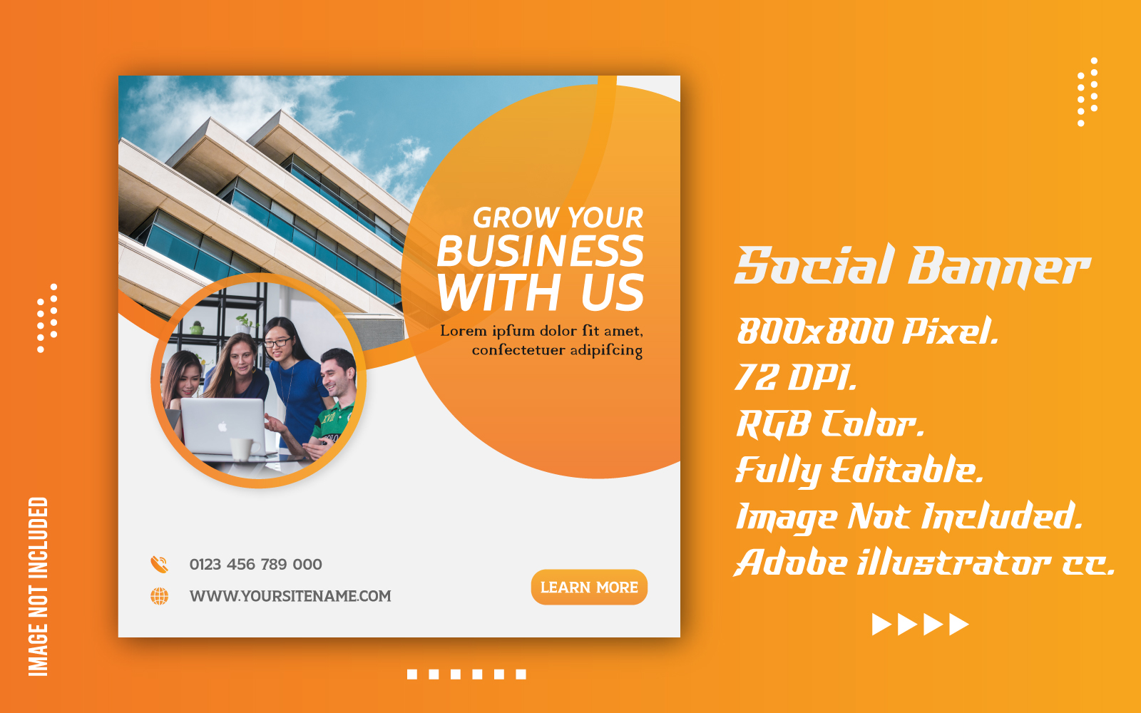 Social Media Post ads banner template design