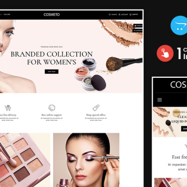 Beauty Store OpenCart Templates 228746