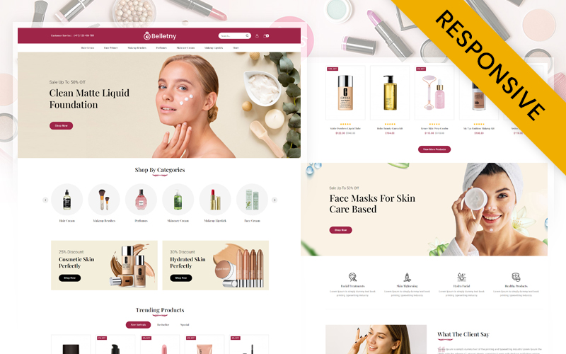 Belletny - Beauty | Spa | Salon Store OpenCart Responsive Theme