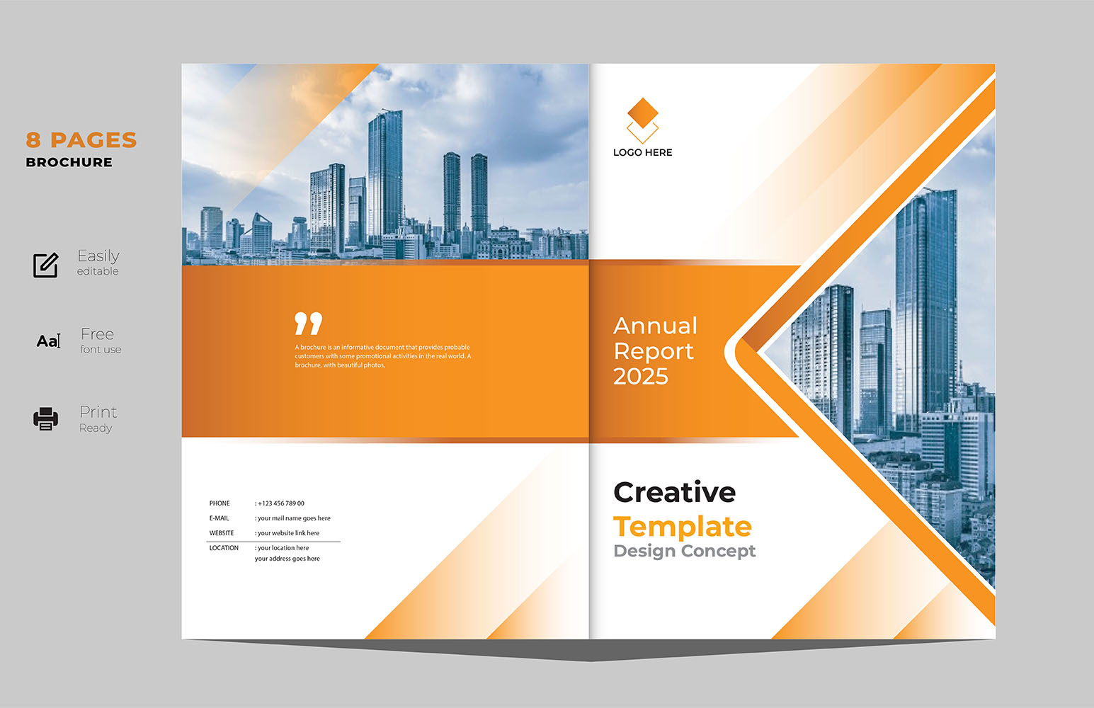 Corporate Annual Report Design Template