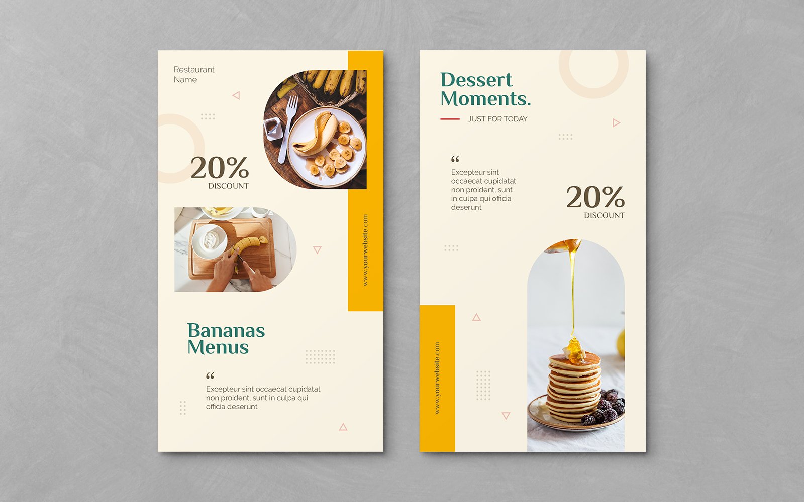 Food Instagram Stories Banner Templates