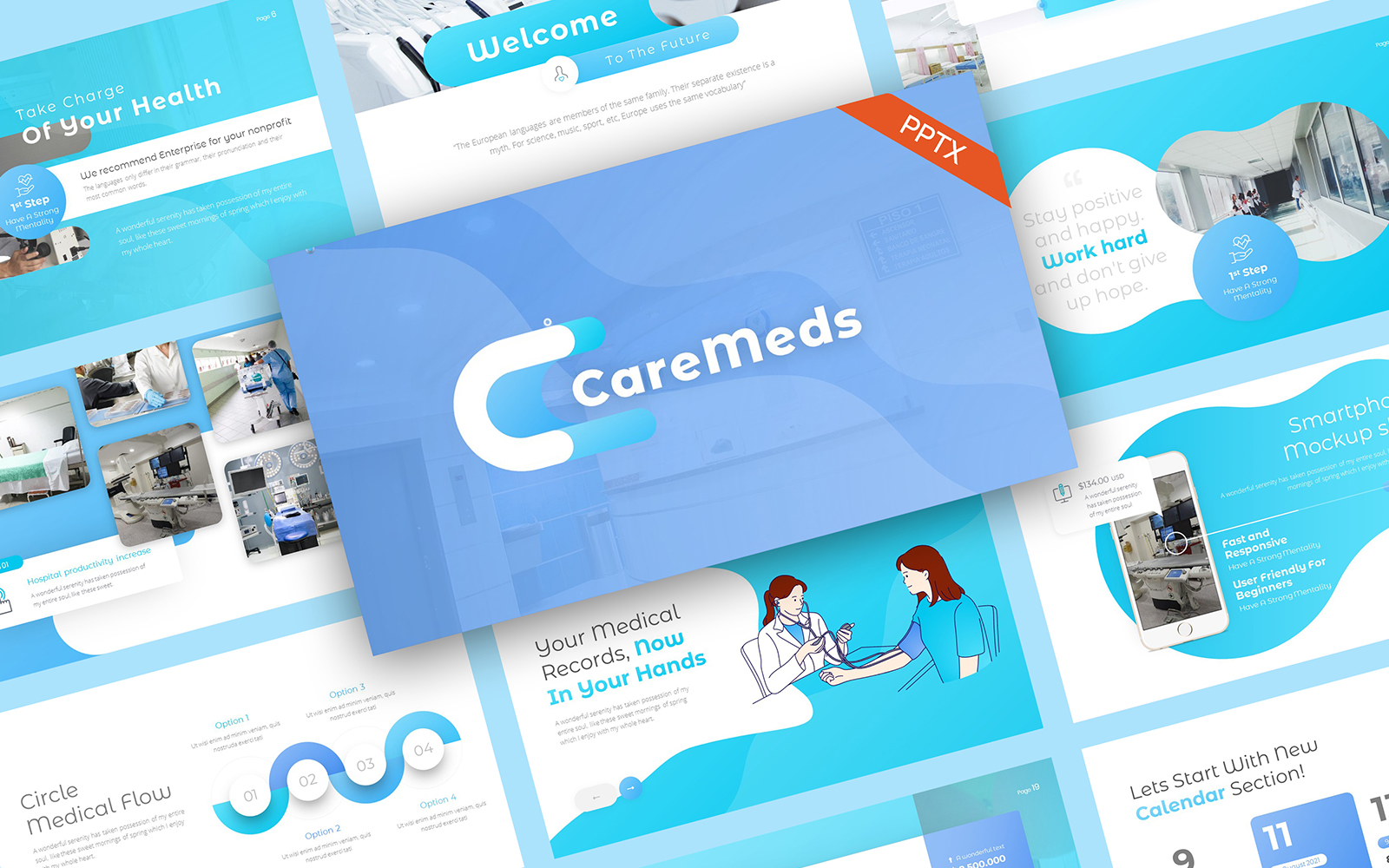 CareMeds Medical PowerPoint Template