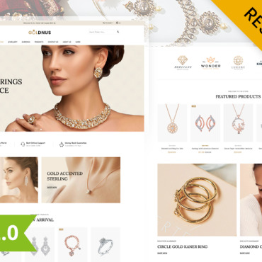 Gold Ring Shopify Themes 229082
