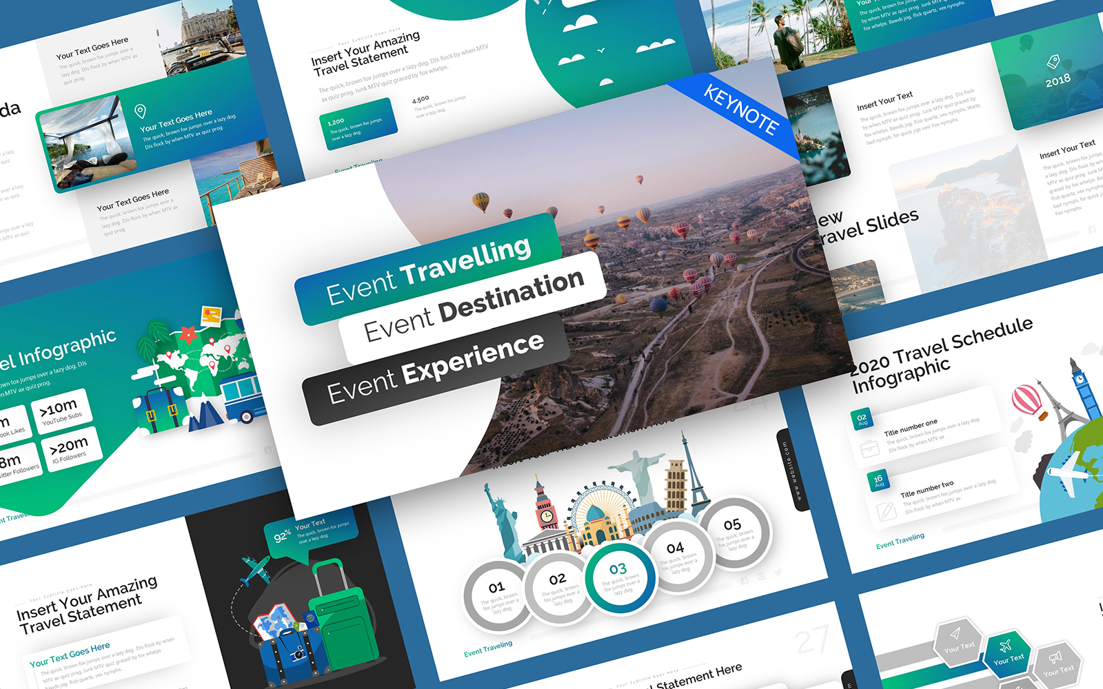 Event Traveling Keynote Template