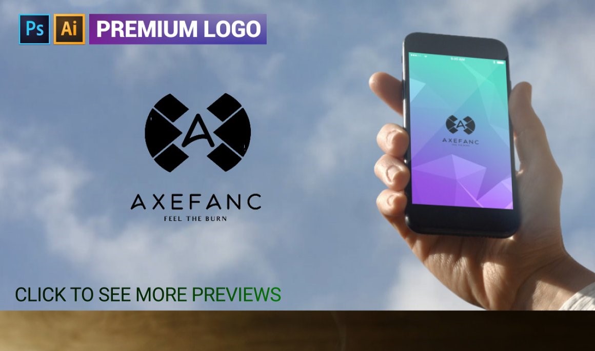 Axefanc Premium A letter Logo Template