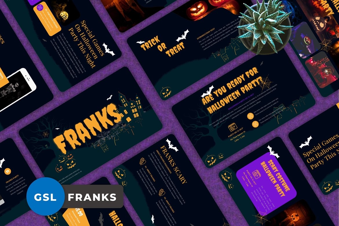Franks - Halloween Googleslide
