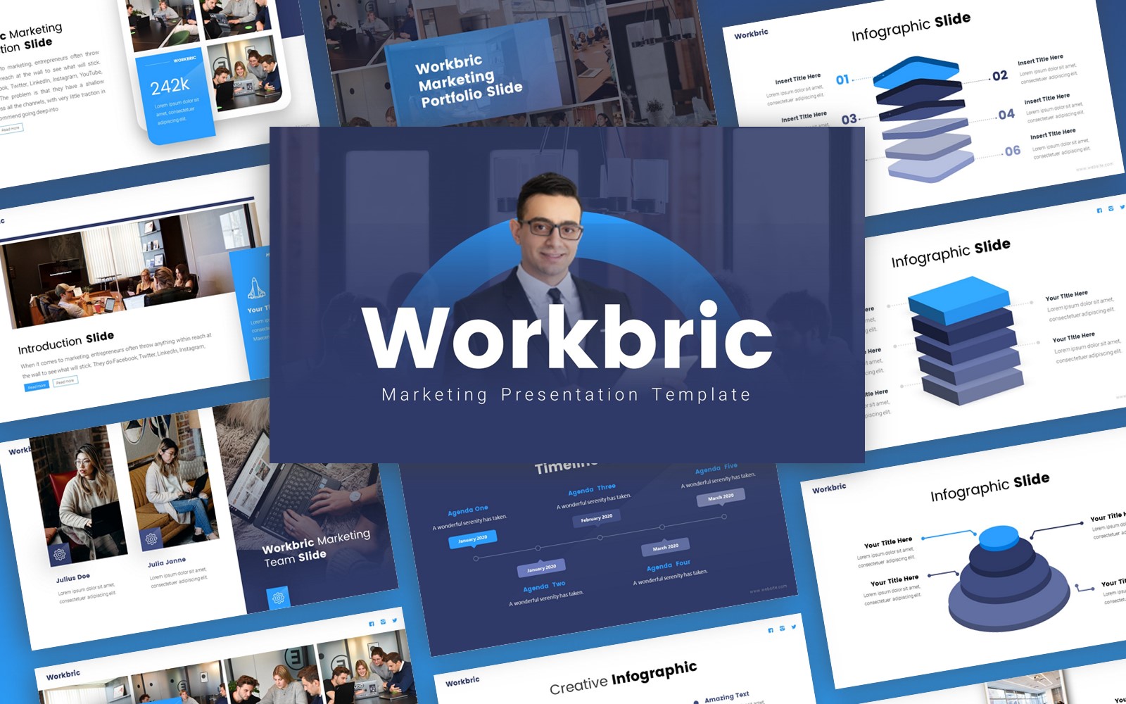 Workbric - Marketing Multipurpose PowerPoint Template