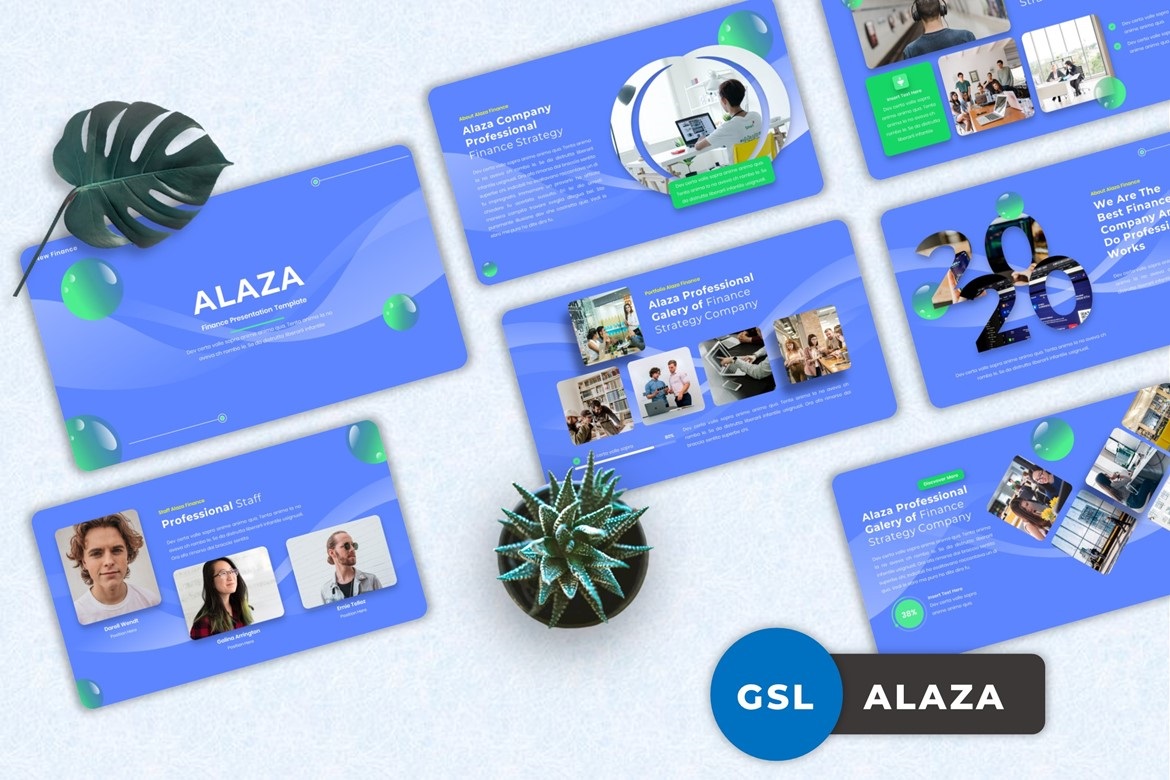 Alaza - Finance Googleslide