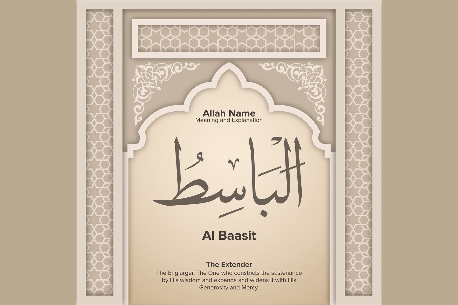 Al baasit Meaning & Explanation