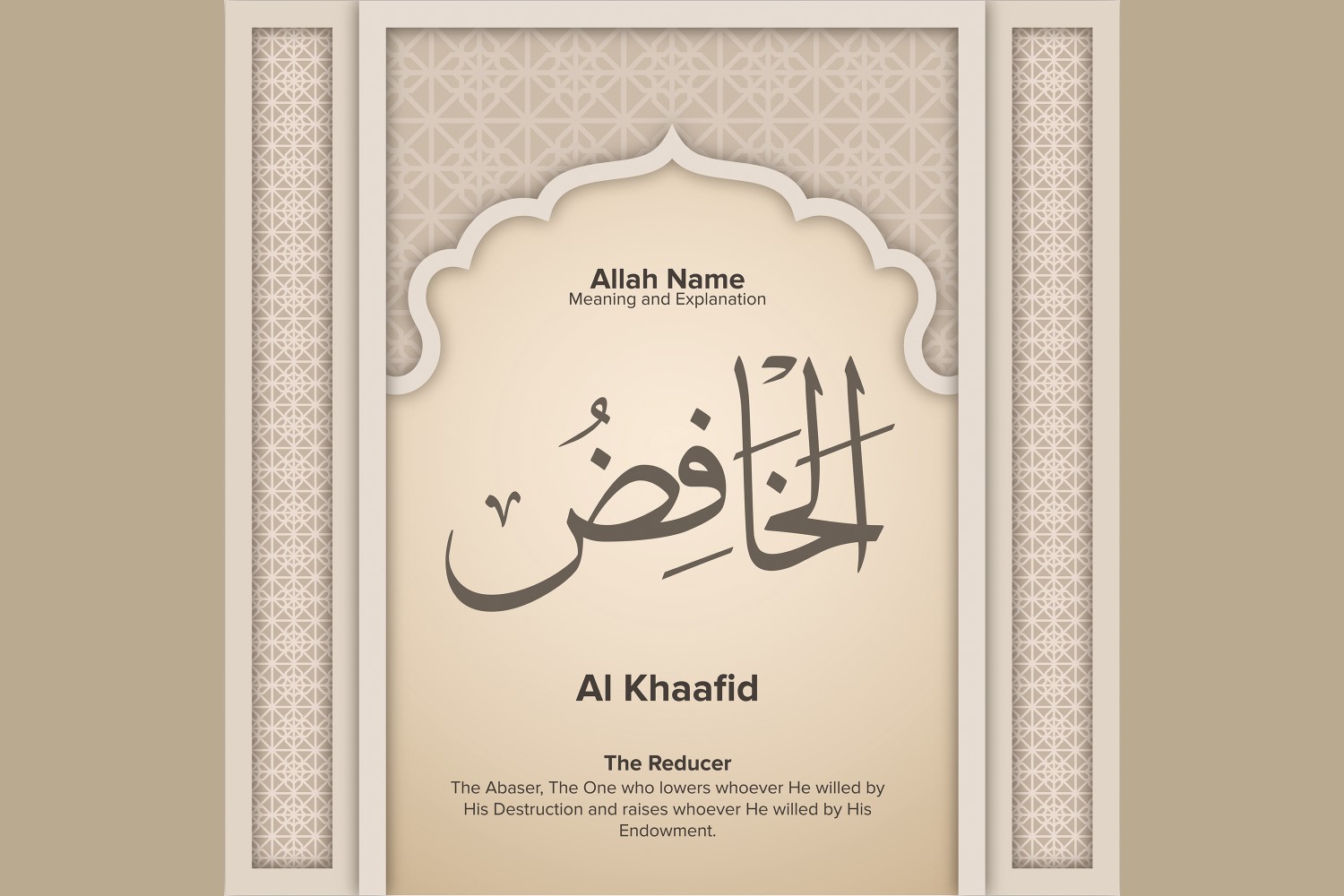 al khaafid Meaning & Explanation