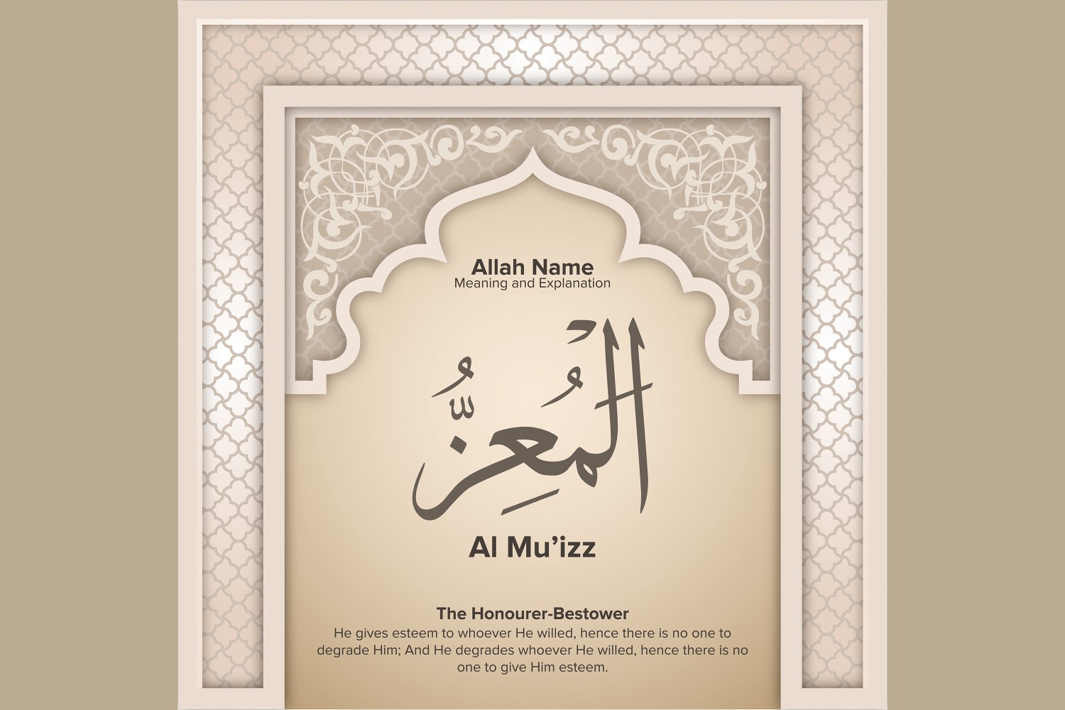 al muizz Meaning & Explanation