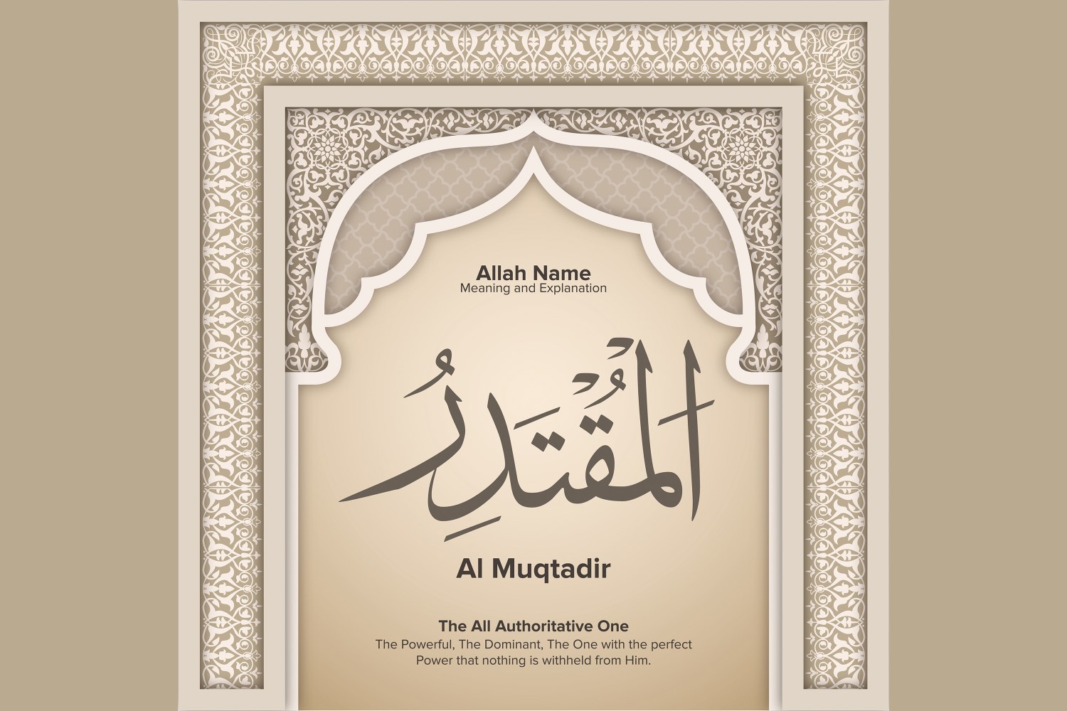 al muqtadir Meaning & Explanation