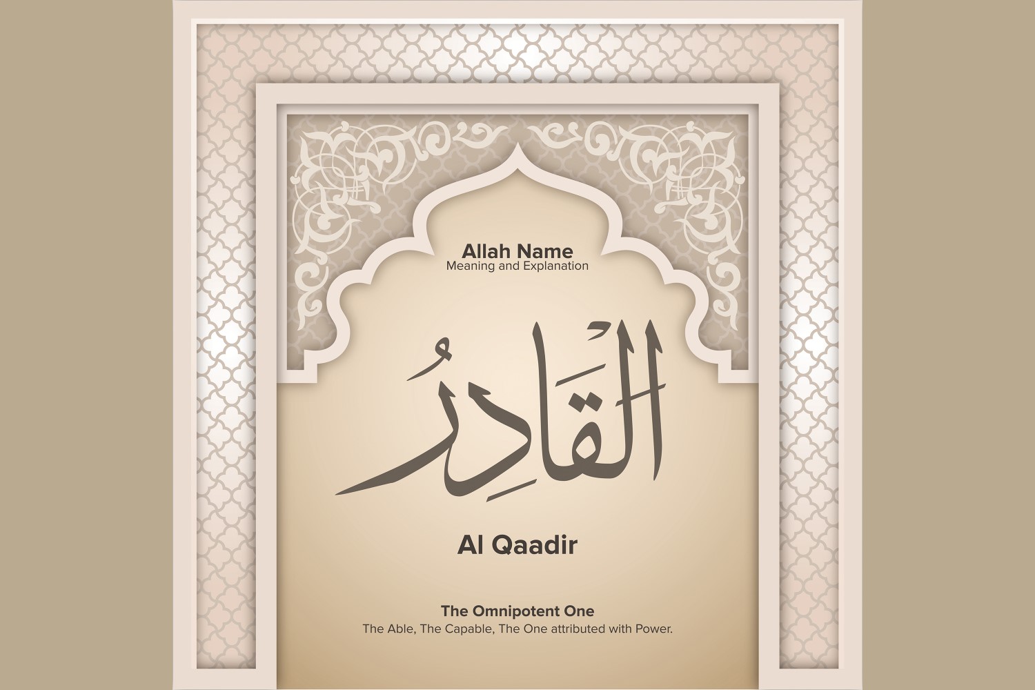 al qaadir Meaning & Explanation