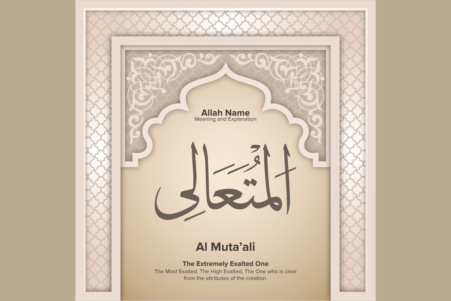 al mutaali Meaning & Explanation