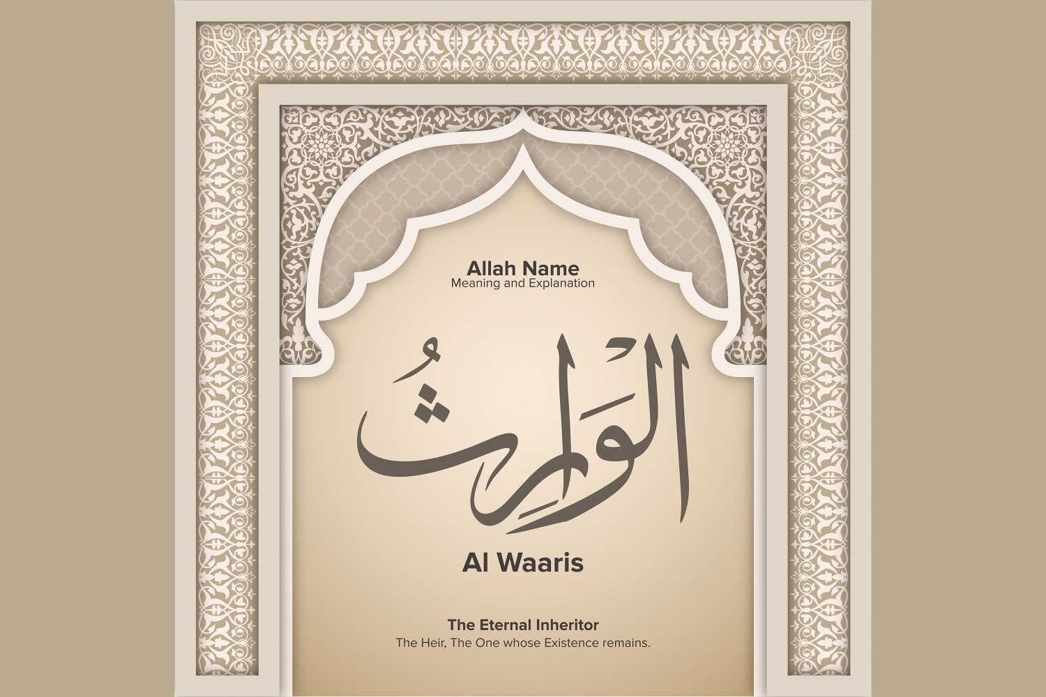 al waaris Meaning & Explanation