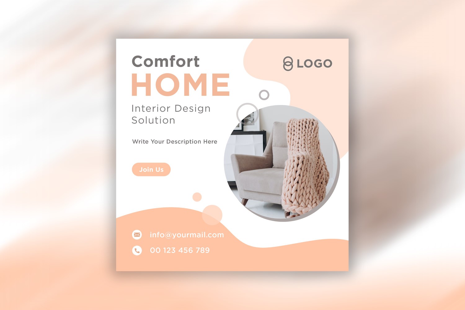 interior design Social Media banner