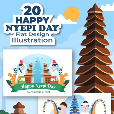 Galungan Nyepi Illustrations Templates 229664