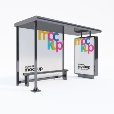 Up Signboard Product Mockups 229792