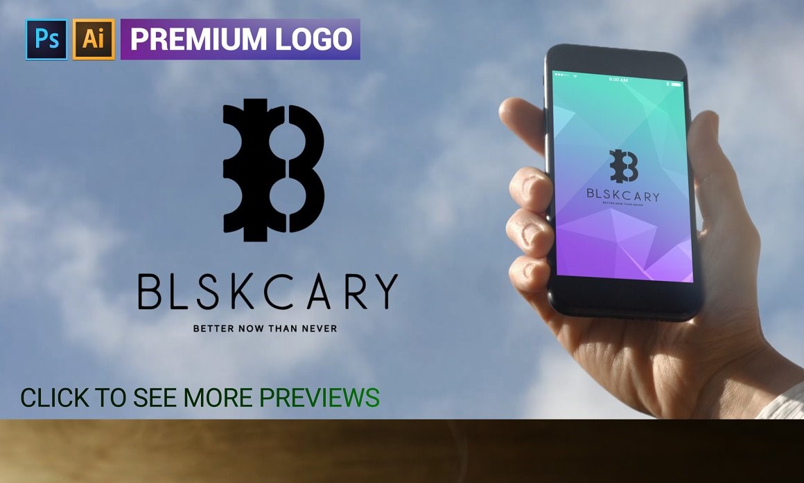 BLSKCARY Premium B Letter Logo Template