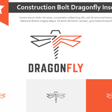 Bolt Dragonfly Logo Templates 229970
