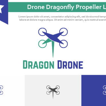 Drone Dragonfly Logo Templates 229971