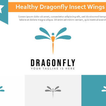 Healthy Dragonfly Logo Templates 229983