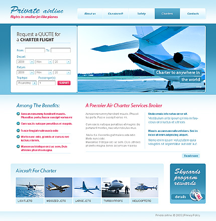 Airline Website Template - prntbl.concejomunicipaldechinu.gov.co