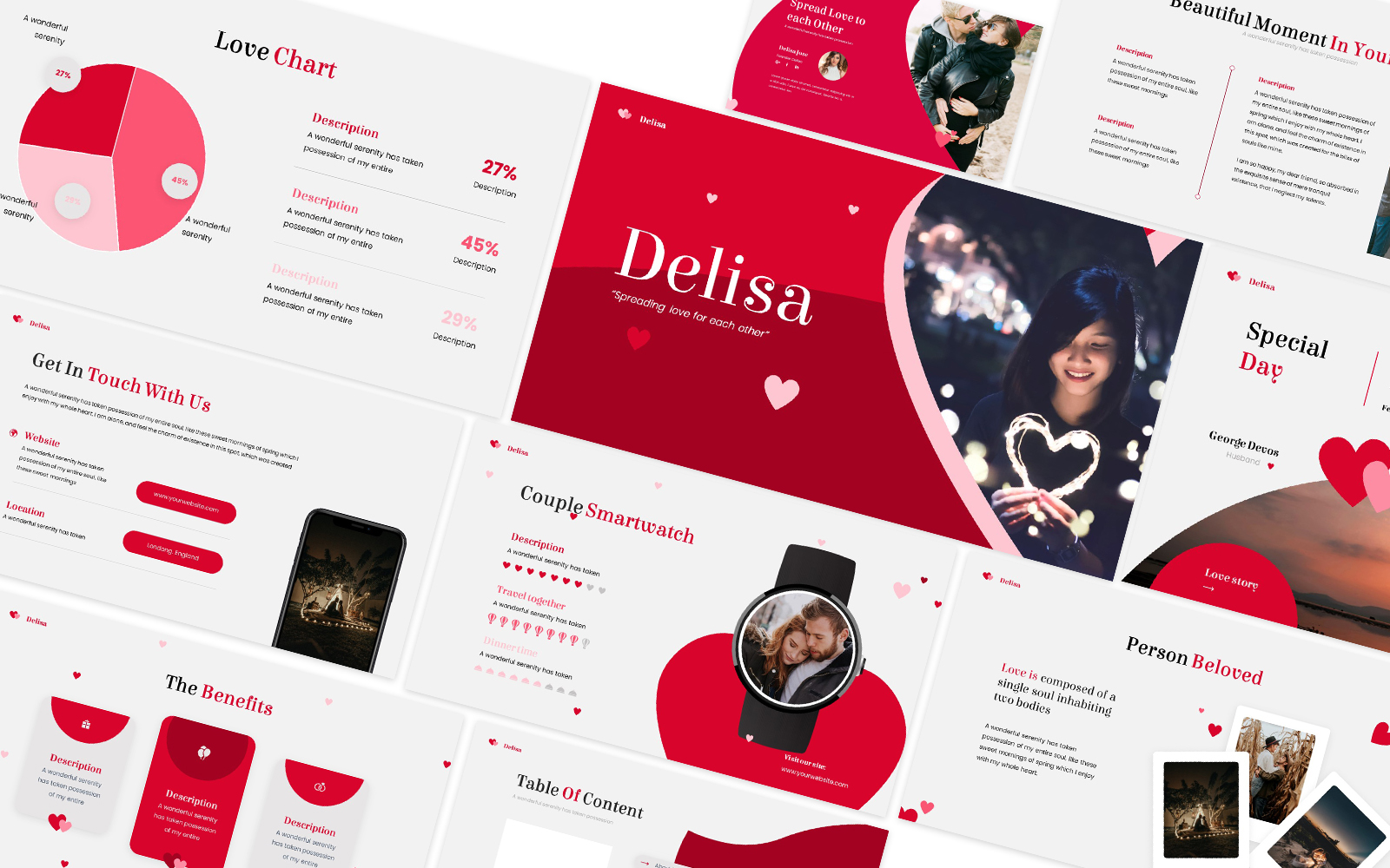 Delisa Valentine Keynote Template