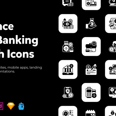 Banking Online Icon Sets 230288